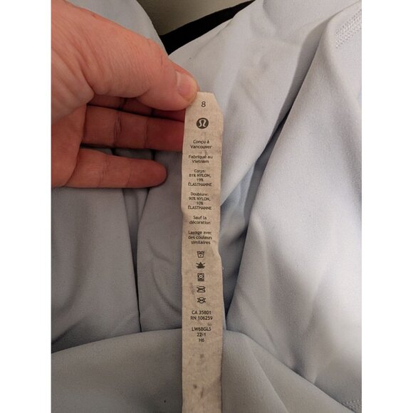 Lululemon Womens High-Waisted Leggings Size 8 Light Blue - Picture 5 of 5